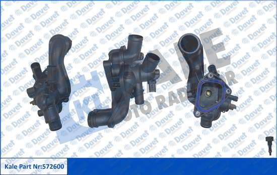 KALE 572600 Termostat 105°C Plastik Govdeli Komple Citroen Berlingo C3 Ii C3 Picasso C4 Coupe C4 Grand Picasso C4 I C4 Picasso I Ds3 Peugeot P207 P207 Cc P207 Sw P3008 P308 P5008 Partner